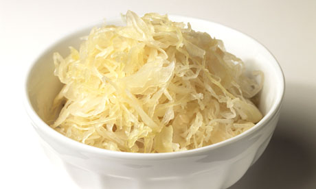 Sauerkraut in bowl